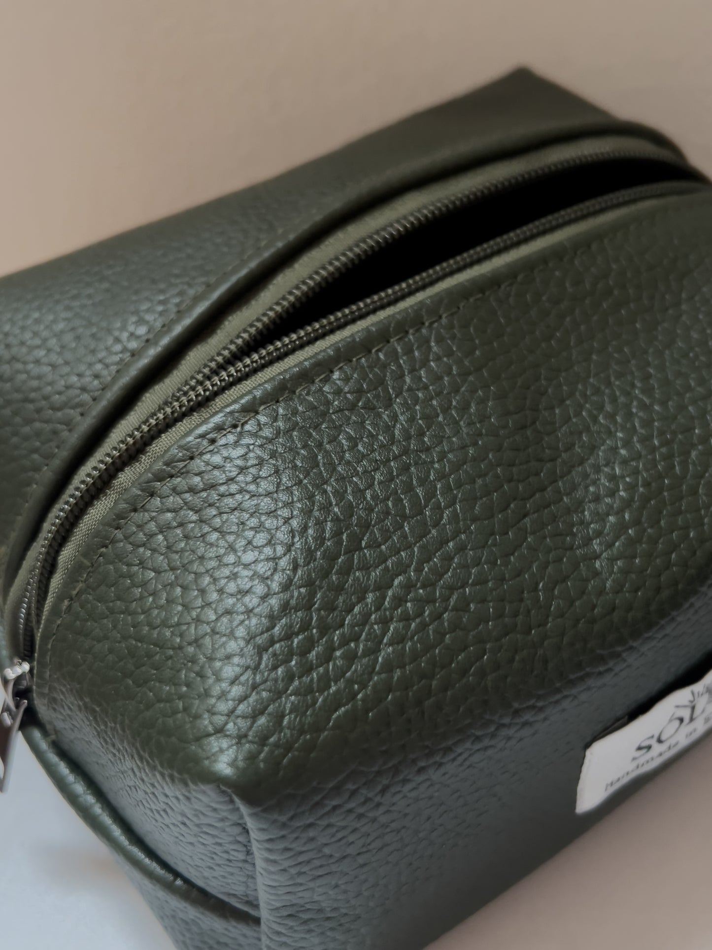 The leather pouch