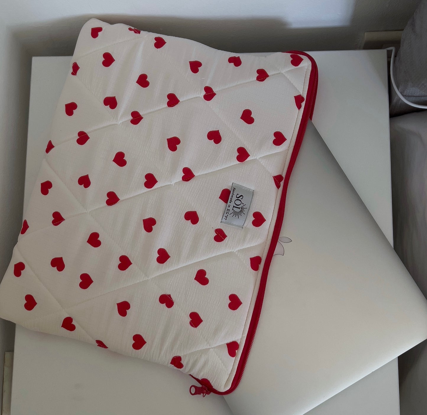 Heart laptop sleeve