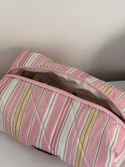 Lily yellowxpink pouch