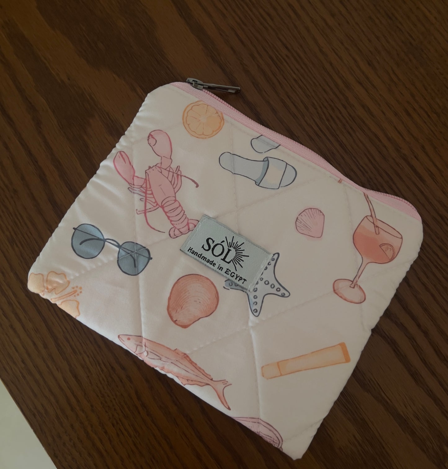 Soleil flat pouch